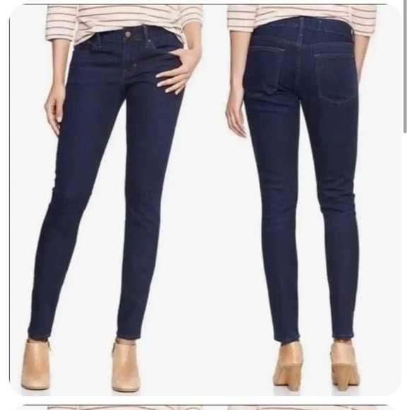 Gap Jeans Denim Dark Was Always Skinny Size 27 s - Picture 13 of 13